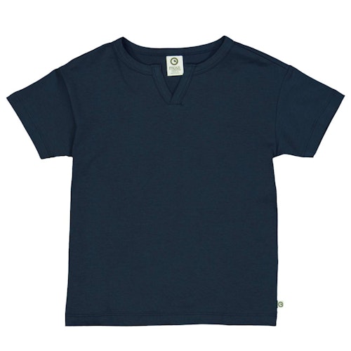 Schlichtes V-Ausschnitt T-Shirt