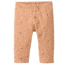 Vorschaubild Edle Rippe Leggings Blümchen