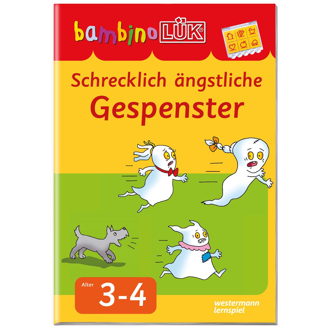 bambinoLÜK Übungsheft - Schrecklich ängstliche Gespenster, 3-4 J.