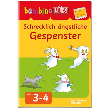 bambinoLÜK Übungsheft - Schrecklich ängstliche Gespenster, 3-4 J.