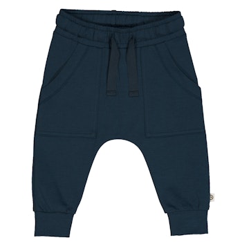Weiche Babyhose große Taschen navy