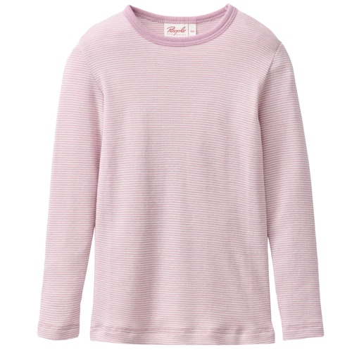 Langarmshirt Wolle Seide