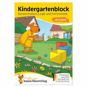 Kindergarten Rätselblock ab 3 Jahre