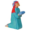 Vorschaubild Holztiger Balthasar kniend Holzfigur