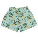 Vorschaubild Musselin Shorts zum Binden Zitronen hellblau