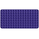 Vorschaubild Bauplatte für Stecksteine – Basisplatte lila 12,5x25 cm