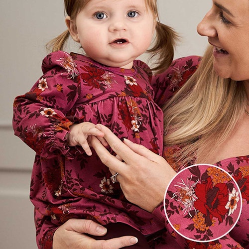 Schickes Bodykleid Blümchen