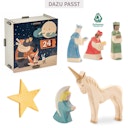 Vorschaubild Adventskalender zum Befüllen – Holz Adventskalender Tiere