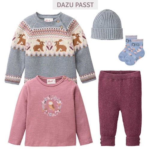 Bequeme Strickhose Rippstrick