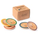 Vorschaubild Dishes: 6 Holzteller 6 cm Durchmesser