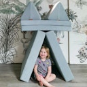Vorschaubild Funzy Spielsofa 4-teilig Hellblau