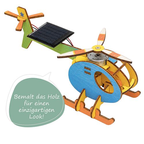 miniMINT HelioCopter - Technik Holzbausatz ab 8 Jahren