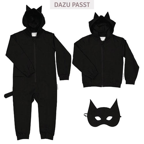 Coole Maske schwarz Einheitsgröße mit Gummiband