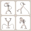 Vorschaubild Elastische Spielfigur beige 13 cm ab 3 Jahren
