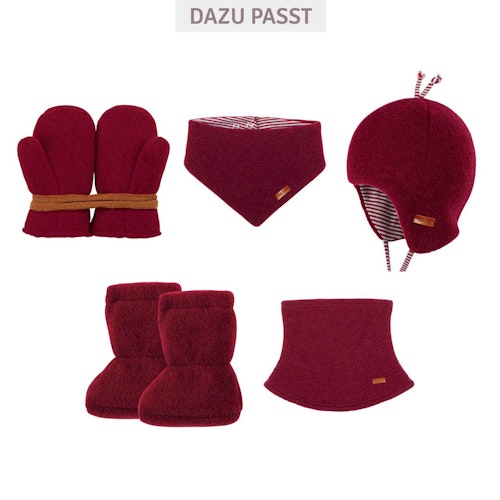 Wolle Babyschuhe als Socke