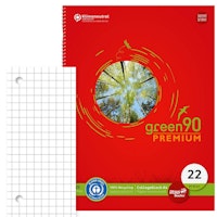 Collegeblock kariert – Lineatur 22, DIN A4