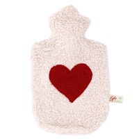 Auslaufsichere Wärmeflasche Herz 0,8l geruchsneutral