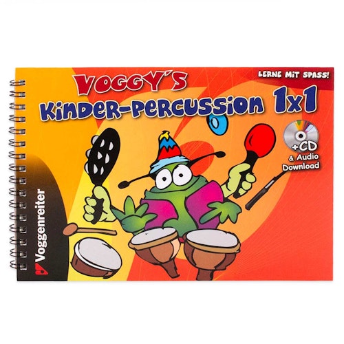 XXL Percussion-Set ab 3 Jahre – 6-teilig + Buch & CD