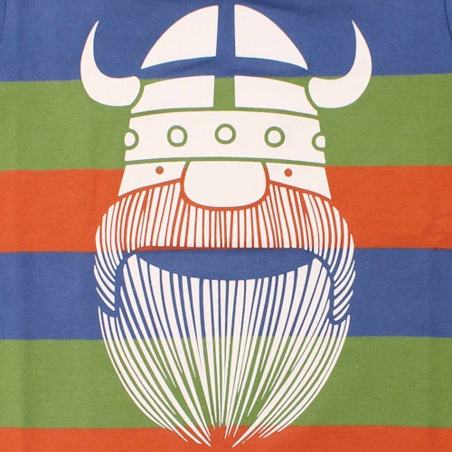 Elastisches T-Shirt Wikinger Streifen