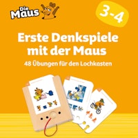 Erste Denkspiele Kartensatz mit der Maus ab 3-4 Jahren (ohne Lochkasten)