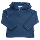 Vorschaubild Musselin Hoodie marine