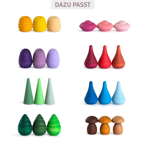 Mandala Eggs mit 36 Eiern