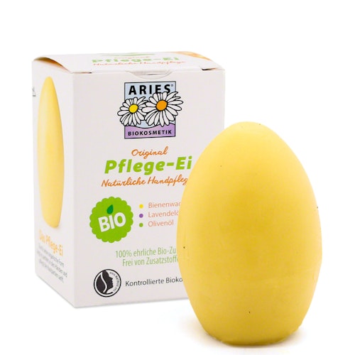 Pflege-Ei feste Handcreme Bienenwachs