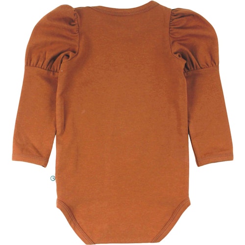 Langarmbody Puffärmel Blumenprint