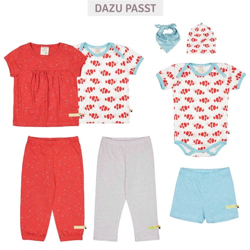 Leichtes Slub Jersey Shirt kurzarm