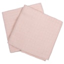 Vorschaubild Stoffwindel 2er-Pack hellrosa 75 x 75 cm
