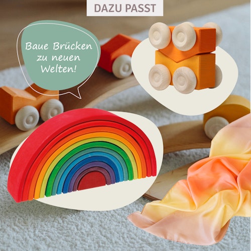 Stapelauto orange 2 Teile