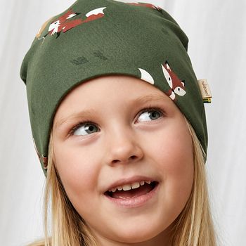 Beanie gefüttert Fuchs grün