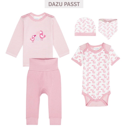 Wendedreiecktuch Tukan rosa