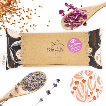 Bio Augenkissen mit Rose-Lavendel-Füllung