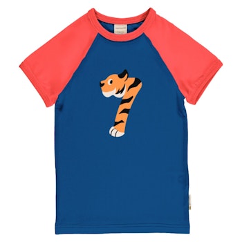 Raglanshirt kurzarm 7 Jahre Tiger