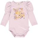 Vorschaubild Langarmbody Puffärmel Blumenprint