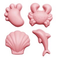 Silikon Sandförmchen rosa