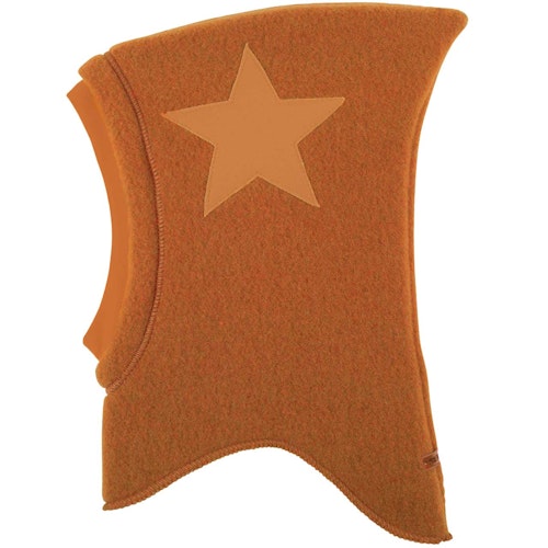 Woll Schlupfmütze Stern-Aufnäher