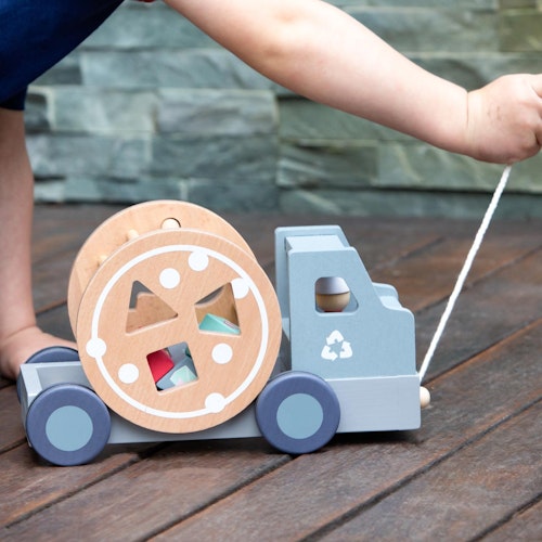 Nachzieh Müllauto Steckspiel ab 1 Jahr