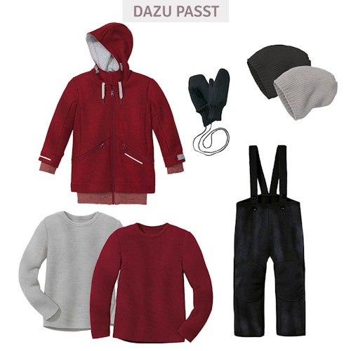 Kinder Strick-Beanie Schurwolle