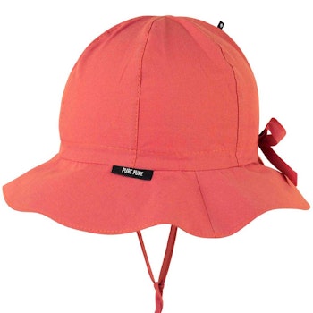 Sommermütze verstellbar korall-rosa