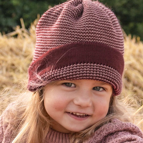Kinder Beanie Schurwolle