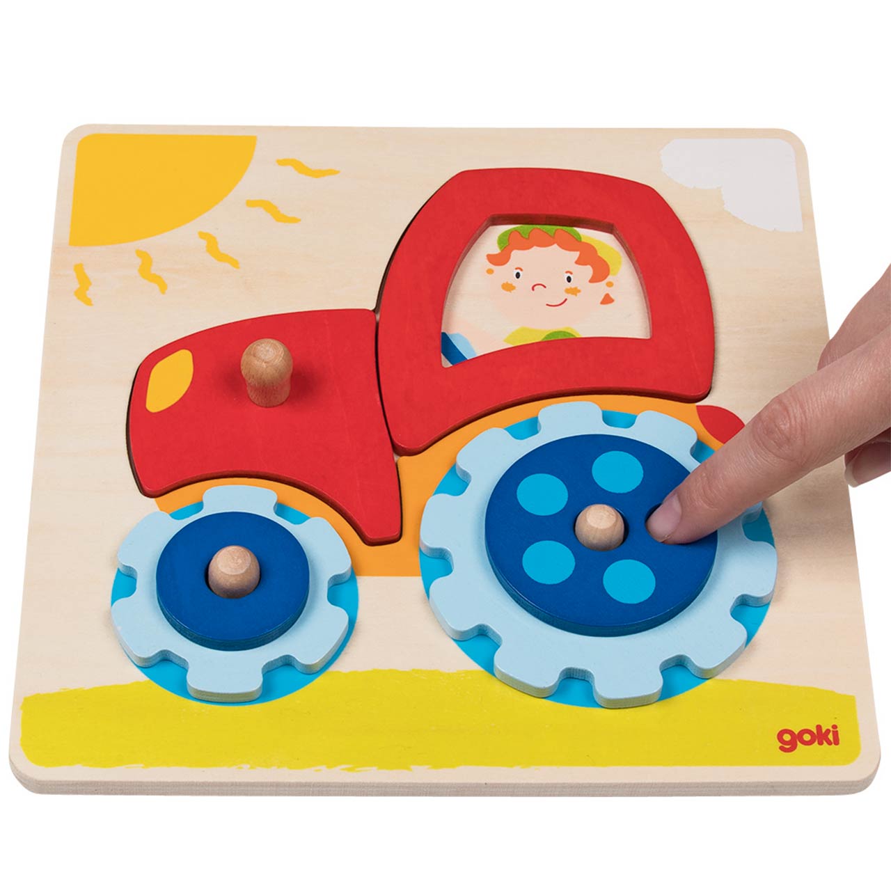 Steckpuzzle Traktor – 6-tlg.