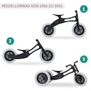 Vorschaubild Laufrad Dreirad mitwachsend "3in1" ab 12 Monaten black