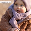 Vorschaubild Kinder Schal Wolle Seide rauch-pink