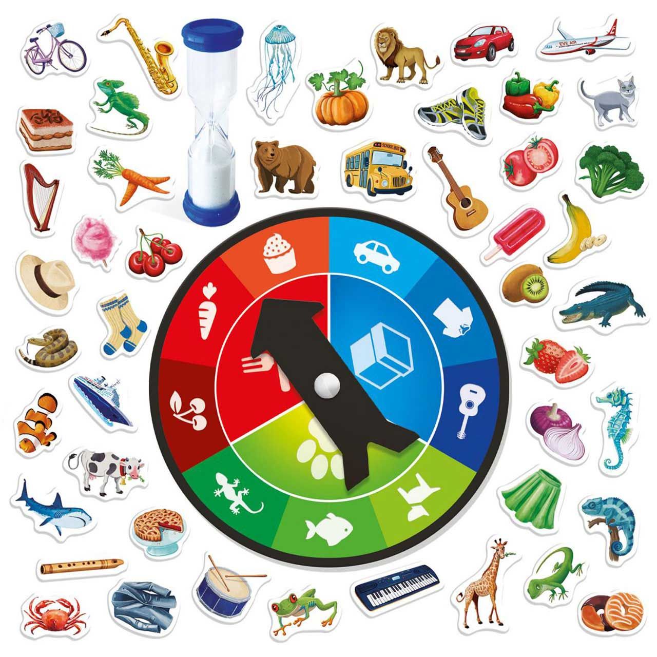 Headu FCCP Quizspiel Für Kinder 8-12 Jahre – Pädagogisches Lernspiel, Made In Italy, Mit 55 Karten & Sanduhr