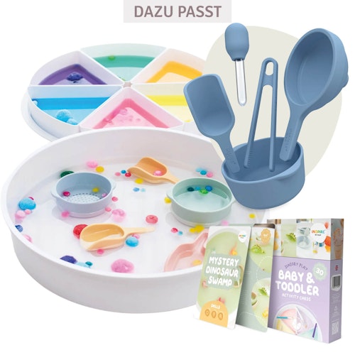 Sinnesaktivitätskarten für Babys und Kleinkinder ab 6 Monaten