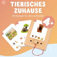 Tierisches Zuhause Kartensatz ab 4 Jahren (ohne Lochkasten)