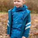 Vorschaubild Sweatjacke Zipper Streifen