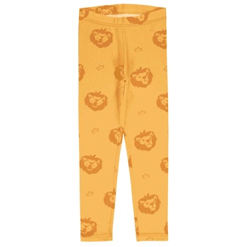 Jersey Leggings einfarbig gelb Löwen